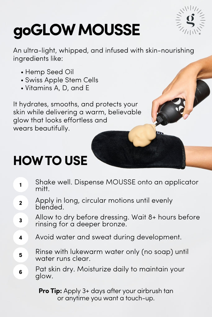 Sunless Tanning Whipped MOUSSE