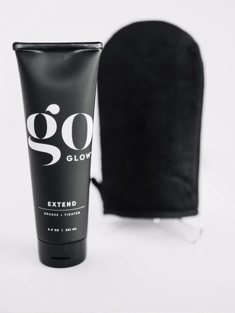 goGLOW Extend lotion and Tan Applicator Mitt